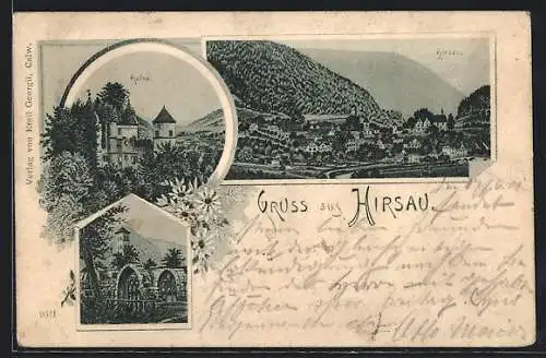 AK Hirsau, Gesamtansicht, Ruine