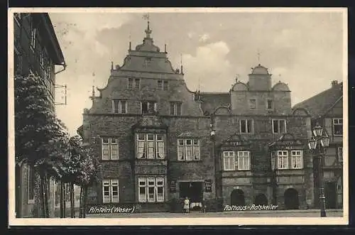 AK Rinteln /Weser, Rathaus-Ratskeller
