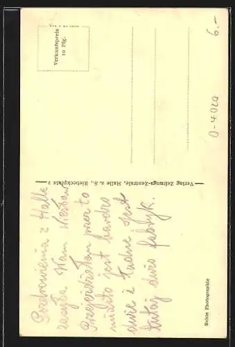 AK Halle a. S., Ruine Giebichenstein, Ruine Moritzburg