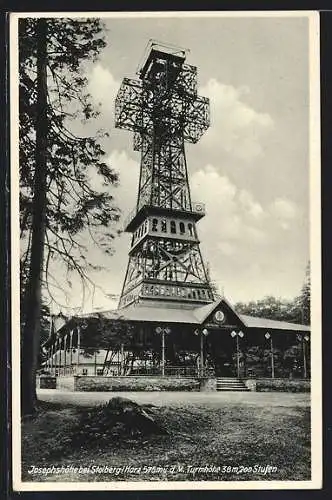 AK Stolberg / Harz, Aussichtsturm auf der Josephshöhe