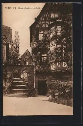 AK Miltenberg, Altdeutsches Haus am Markt