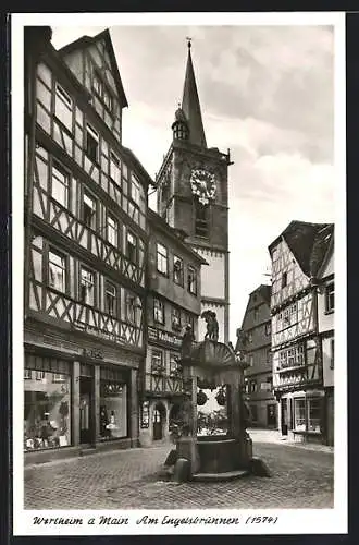 AK Wertheim a. Main, Am Engelsbrunnen