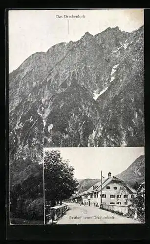 AK Grödig, Gasthof zum Drachenloch
