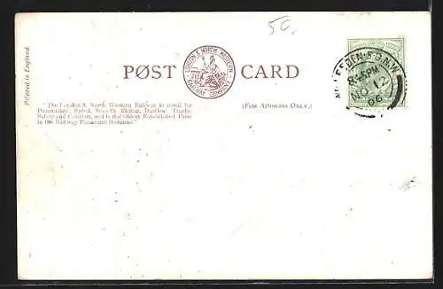 AK Four Coupled Express Passenger Engine Precursor, London & North Western Railway, englische Eisenbahn