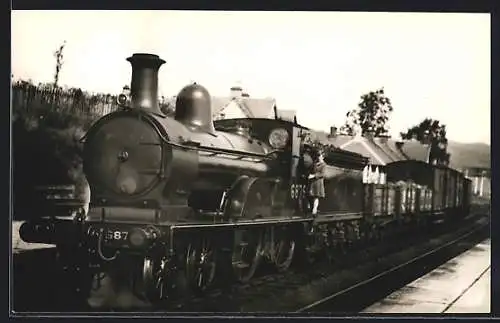 AK Dampflokomotive No. 6875, englische Eisenbahn