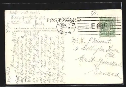 AK Four Cylinder Compound Express Goods Engine, Coupled Wheels, No. 1400, englische Eisenbahn