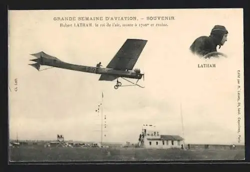 AK Hubert Latham, Flugzeug