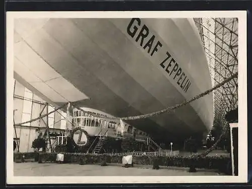 AK Taufe des Zeppelin LZ 127 Graf Zeppelin