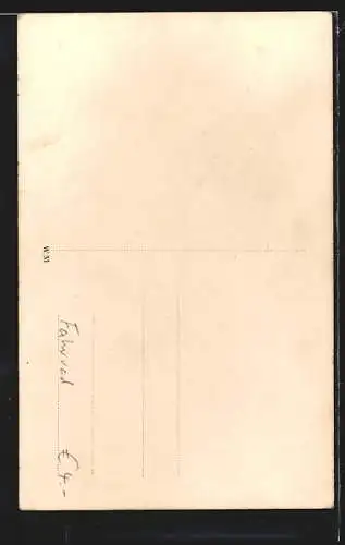 Foto-AK Junger Mann auf einem Fahrrad