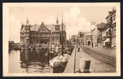 AK Helsingor, Havneparti, Partie am Hafen