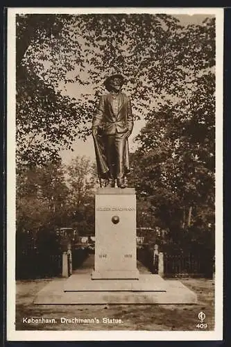 AK Kobenhavn, Drachmanns Statue
