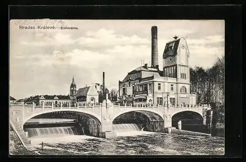 AK Königgrätz / Hradec Kralove, Elektrárna, Elektrizitätswerk