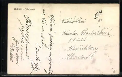AK Horice v Podkrkonosi, Panorama