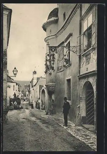 AK Dürnstein / Wachau, Strassenpartie