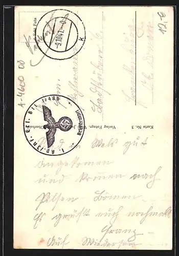 AK Wels, Strassenpartie mit Wochenmarkt