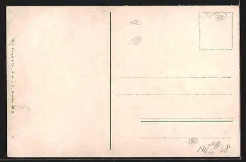 AK Laibach, Strasse Stritar-Gasse mit Denkmal und Strassenbahn