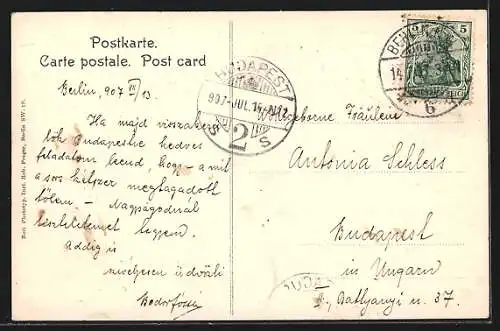 AK Berlin, U-Bahnhof Hallesches Tor mit Strassenbahn