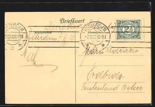 AK Rotterdam, Strassenbahn, Provenierssingel