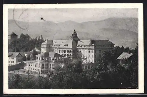 AK Gräfenberg, Priessnitz-Sanatorium mit Koppenhaus