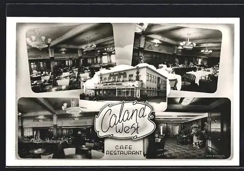 AK Rotterdam, Cafe-Restaurant Caland-West, Bes.: E. Tims, Binnenweg 20