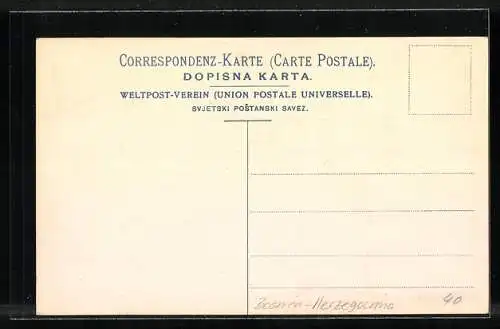 AK Bosnien-Herzegowina, Briefmarken und Wappen