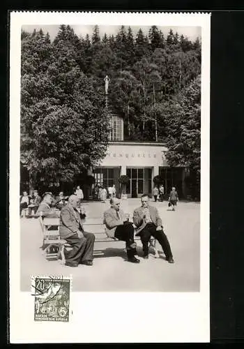 Maximum-AK Bad Elster, Kurgäste an der Marienquelle