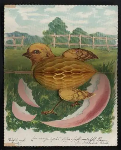 Mechanische-AK Ein frisch geschlüpftes Küken, Pop-Up-Effekt