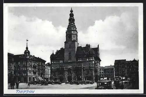 AK Troppau, Schmetterhaus an der Strasse Ring