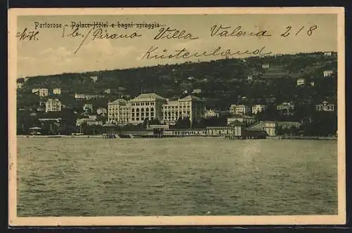 AK Portorose, Palace-Hotel e bagni spiaggia