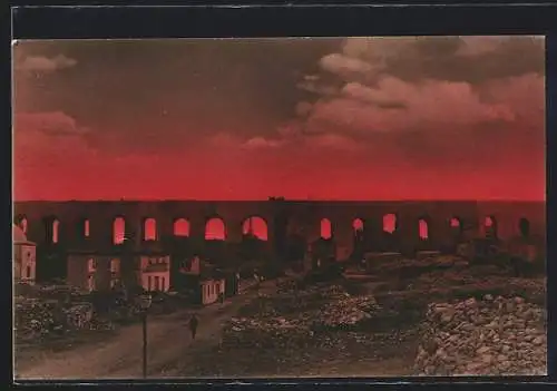 AK Constantinople, L`Aqueduc de Valens