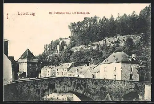 AK Letzeburg, De Pâfendal mat der Sîchepôrt