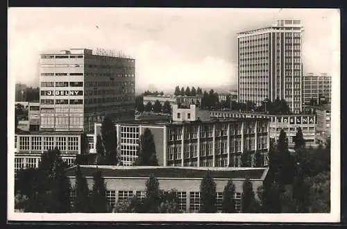 AK Zlin, Warenhaus und Verwaltungsgebäude der Bafa-Werke