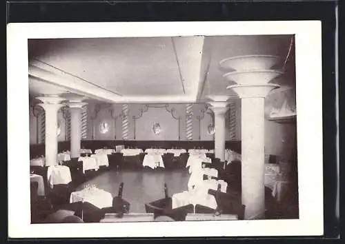 AK Brüssel / Bruxelles, Gaity Cabaret, intérieur, 18 Rue du Fossé-aux-Loups