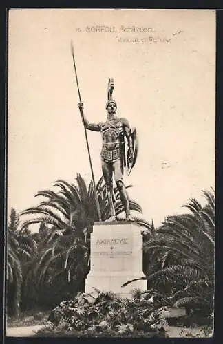 AK Corfou, Achilleion, Stautue d`Achille
