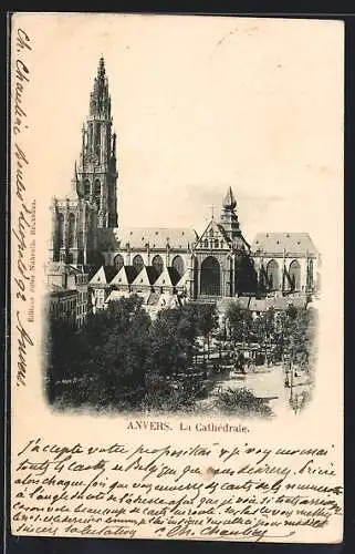 AK Anvers, La Cathédrale