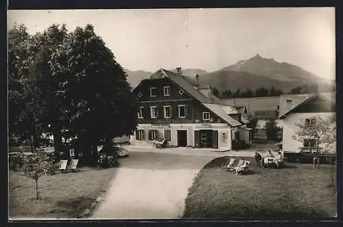 AK St. Wolfgang am Wolfgangsee, Weg zum Gasthaus Neuwirt