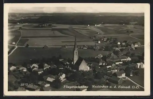 AK Neukirchen an der Enknach, Fliegeraufnahme