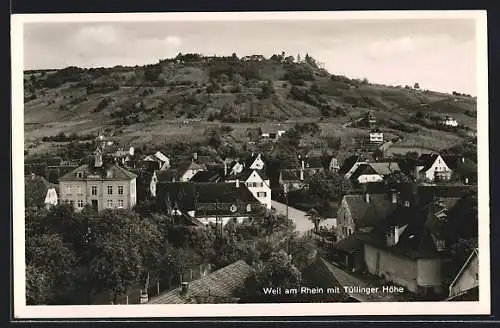 AK Weil am Rhein, Teilansicht mit Tüllinger Höhe