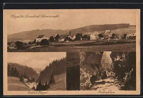 AK Lenzkirch, Partie bei Kappel, Rechenfelsen