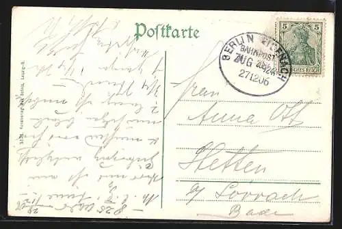 AK Bad-Kösen, Blick auf die Saalebrücken