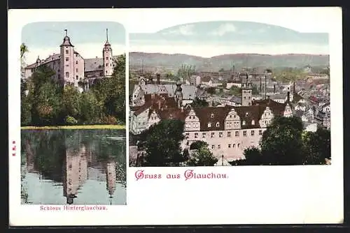 AK Glauchau, Schloss Hinterglauchau, Panorama