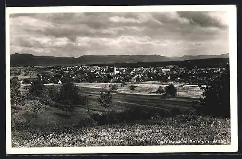 AK Geislingen b. Balingen, Ortsansicht aus der Ferne