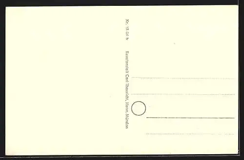 AK Niederwerbe am Edersee, Ortspartie am Ufer