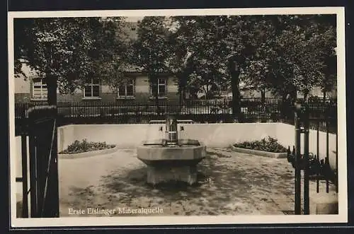 AK Eislingen, Blick auf die Barbarossaquelle