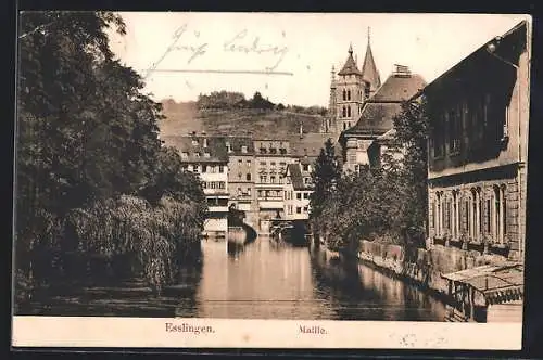 AK Esslingen / Neckar, Maille mit Brücke