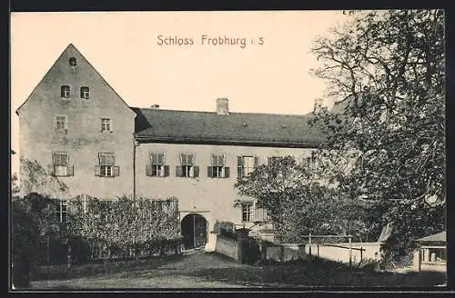 AK Frohburg i. S., Blick auf das Schloss