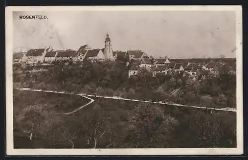 AK Rosenfeld / Württ., Ortsansicht mit Kirche