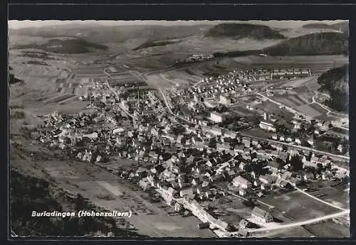 AK Burladingen /Hohenzollern, Ortsansicht aus der Vogelschau