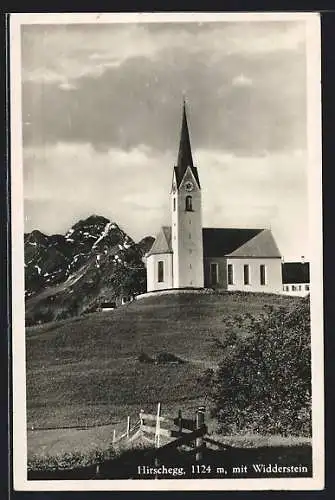 AK Hirschegg, Die Kirche mit dem Widderstein