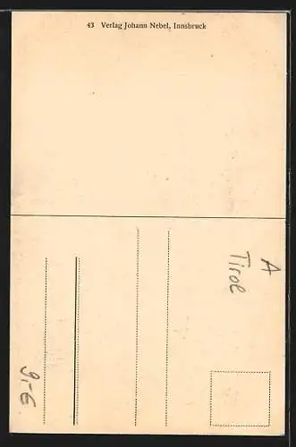 AK Innsbruck, Hofgasse mit Hofburg